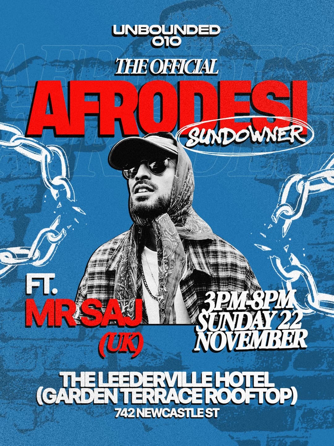 Afrodesi Sundowner ft. MR SAJ flyer