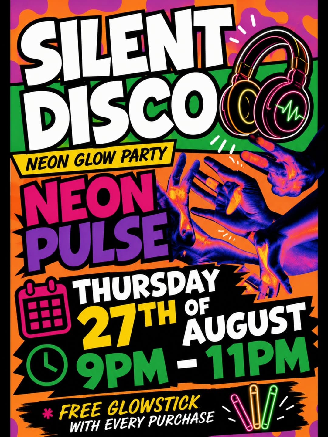 Silent Disco flyer