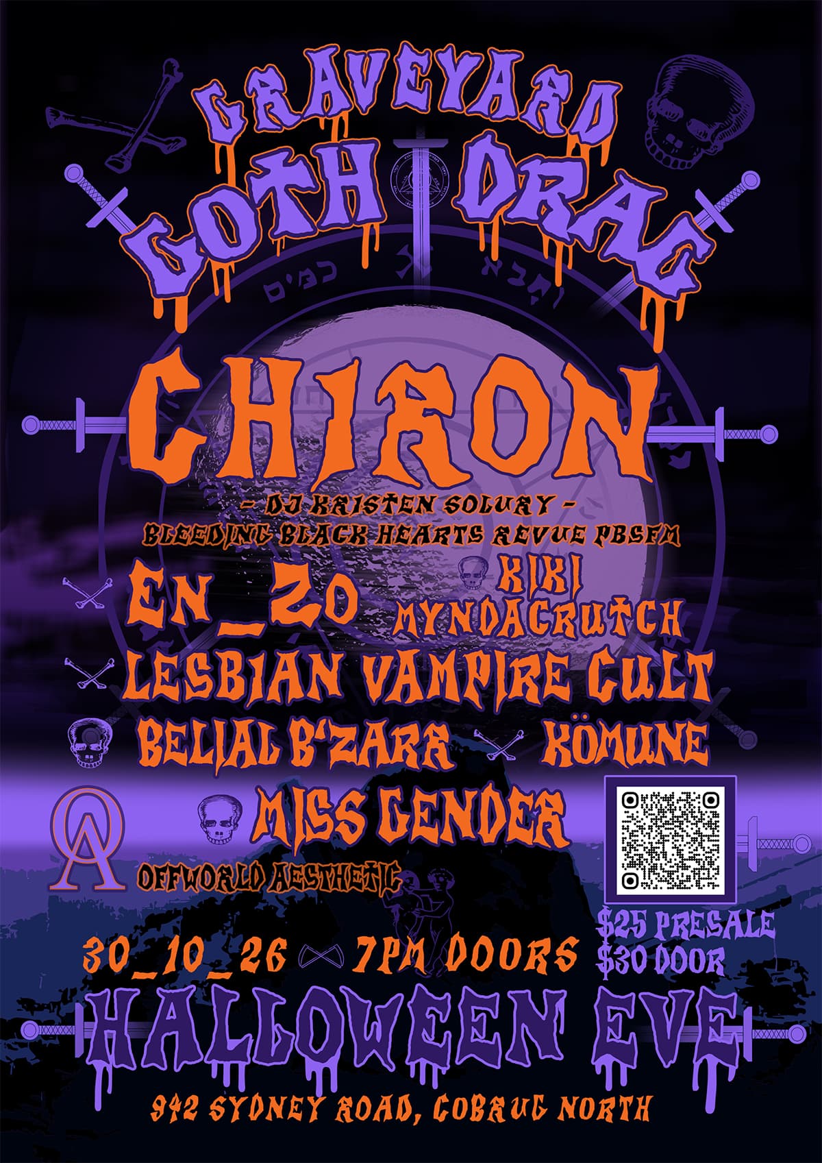 Graveyard Goth Drag flyer