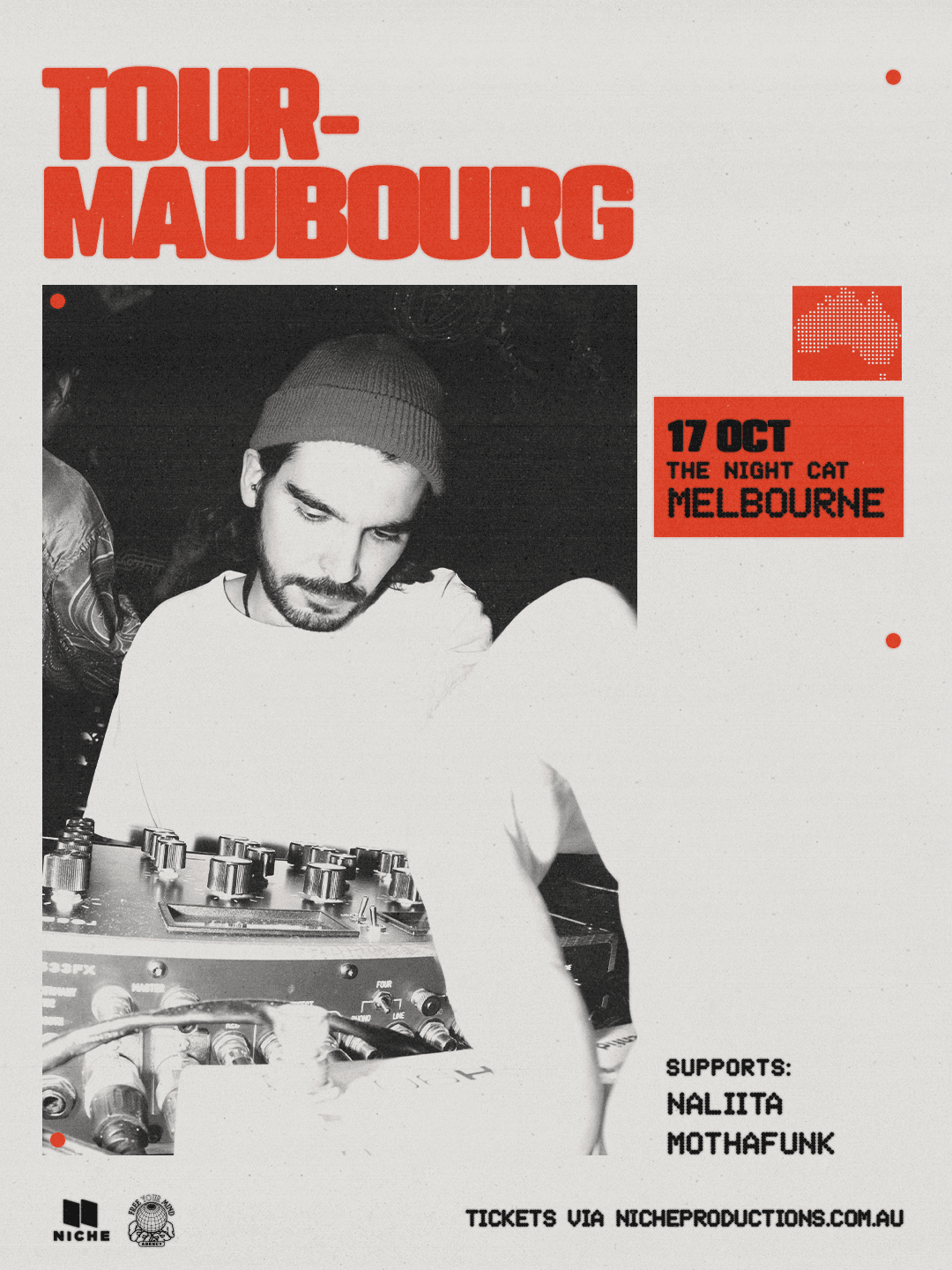 Niche Productions present: Tour-Maubourg flyer