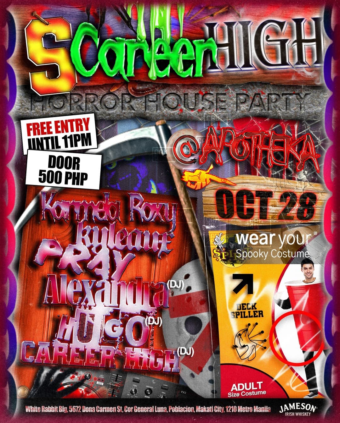 SCareer High: Horror House Party flyer