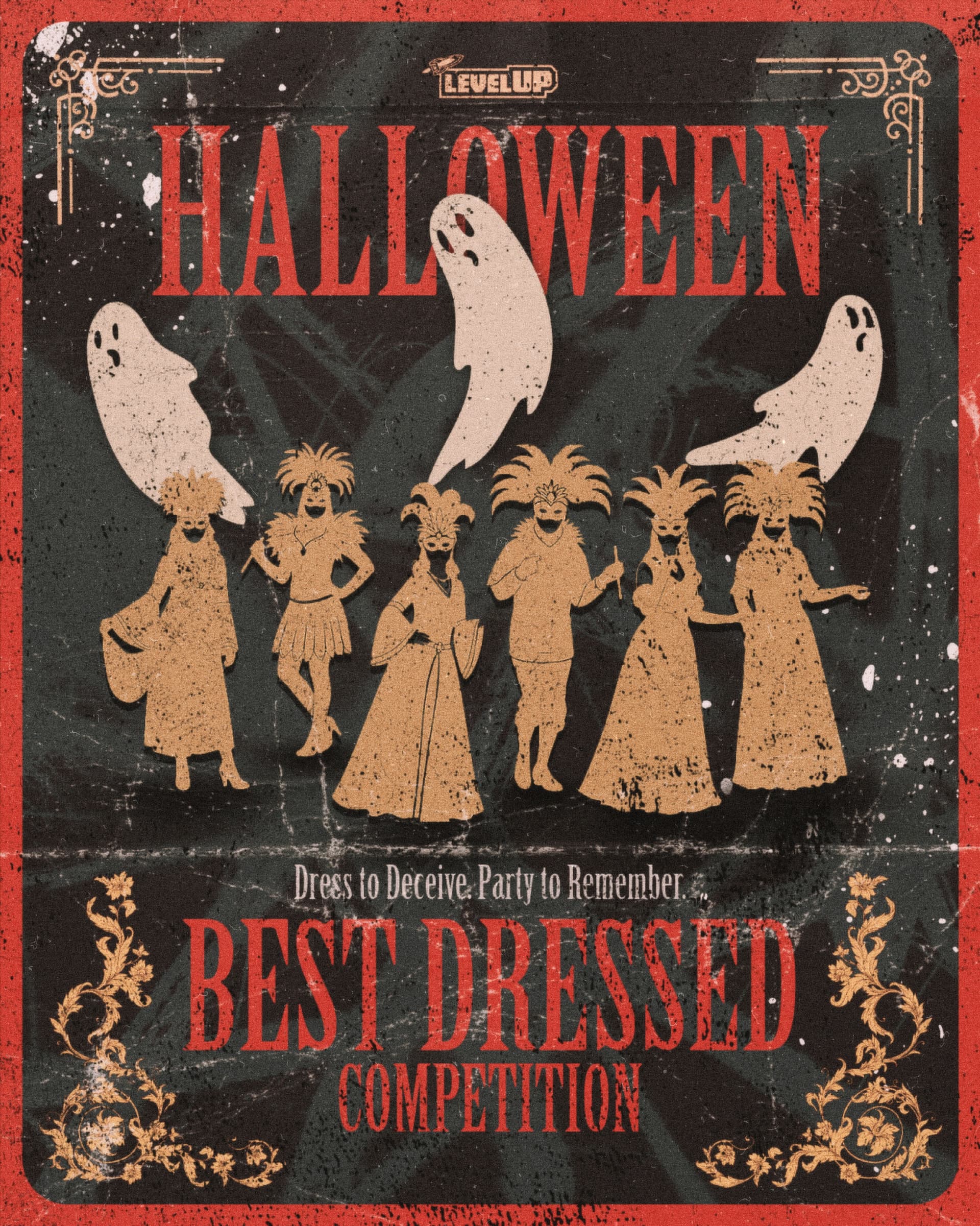 Halloween Masquerade Night flyer - image 4 of 4