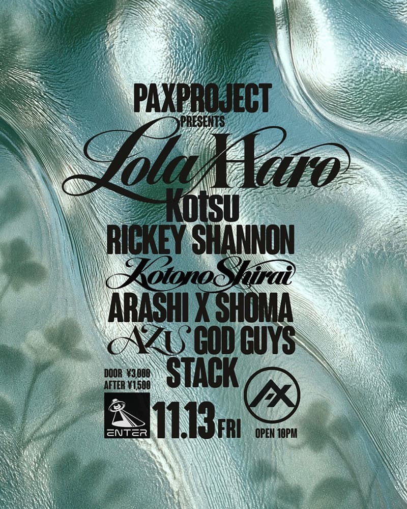 PAXPROJECT presents Lola Haro flyer