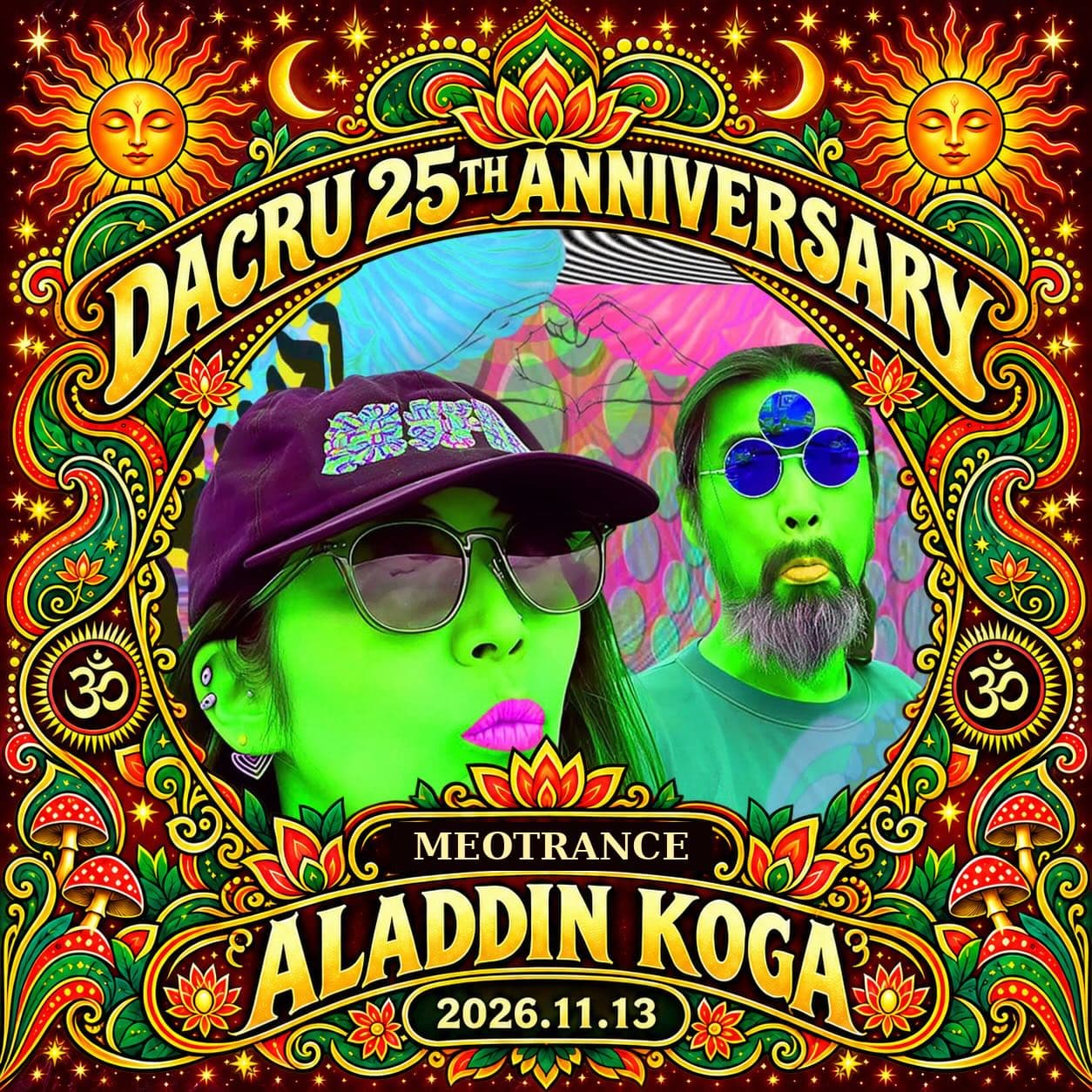 Dacru Records 25th Anniversary Japan Tour in Ibaraki flyer - image 2 of 2