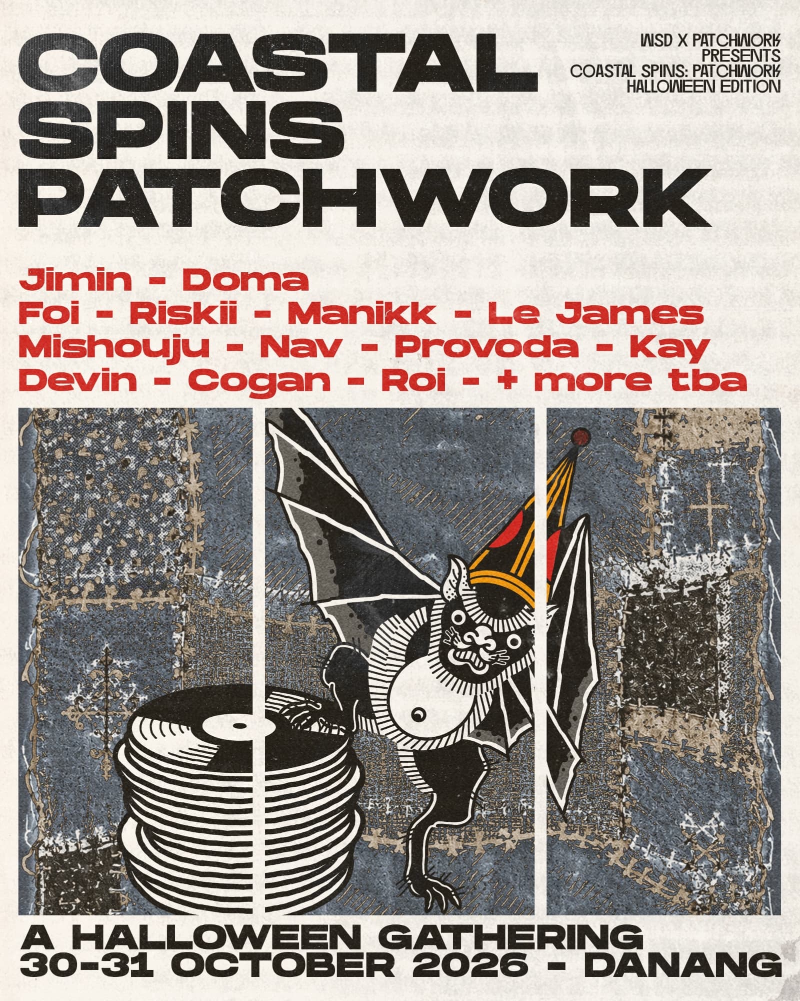 COASTAL SPINS: PATCHWORK flyer