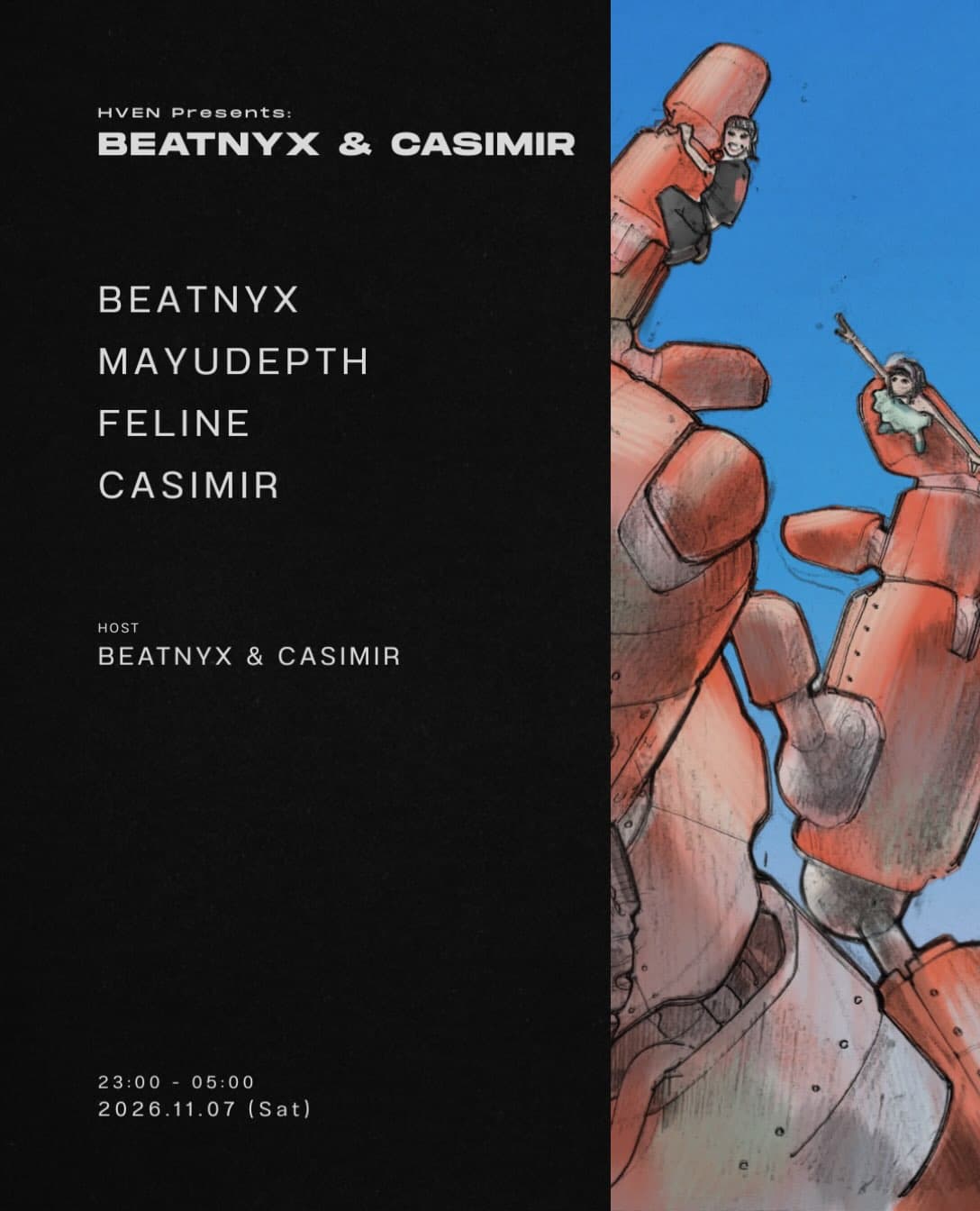 BEATNYX & Casimir flyer - image 2 of 2