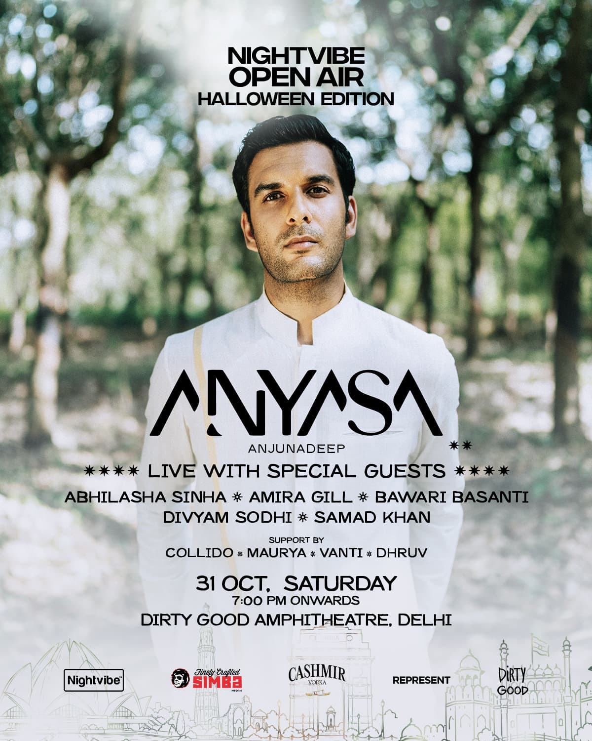 Nightvibe Open Air Halloween: Anyasa (Anjunadeep) LIVE SET flyer