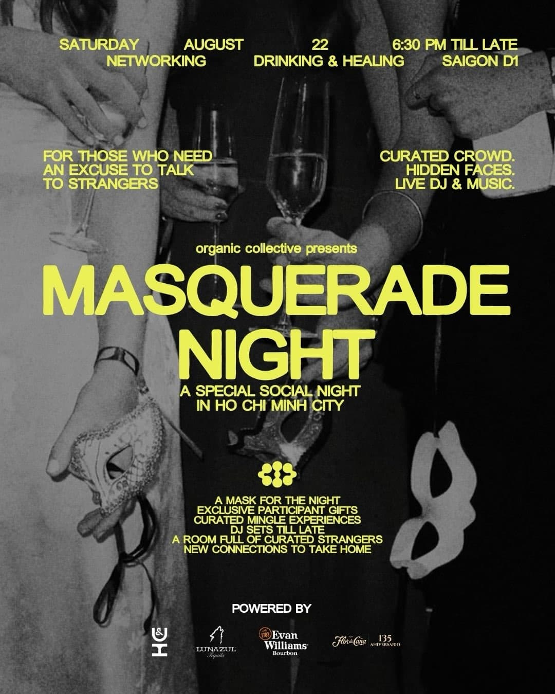 MASQUERADE NIGHT flyer