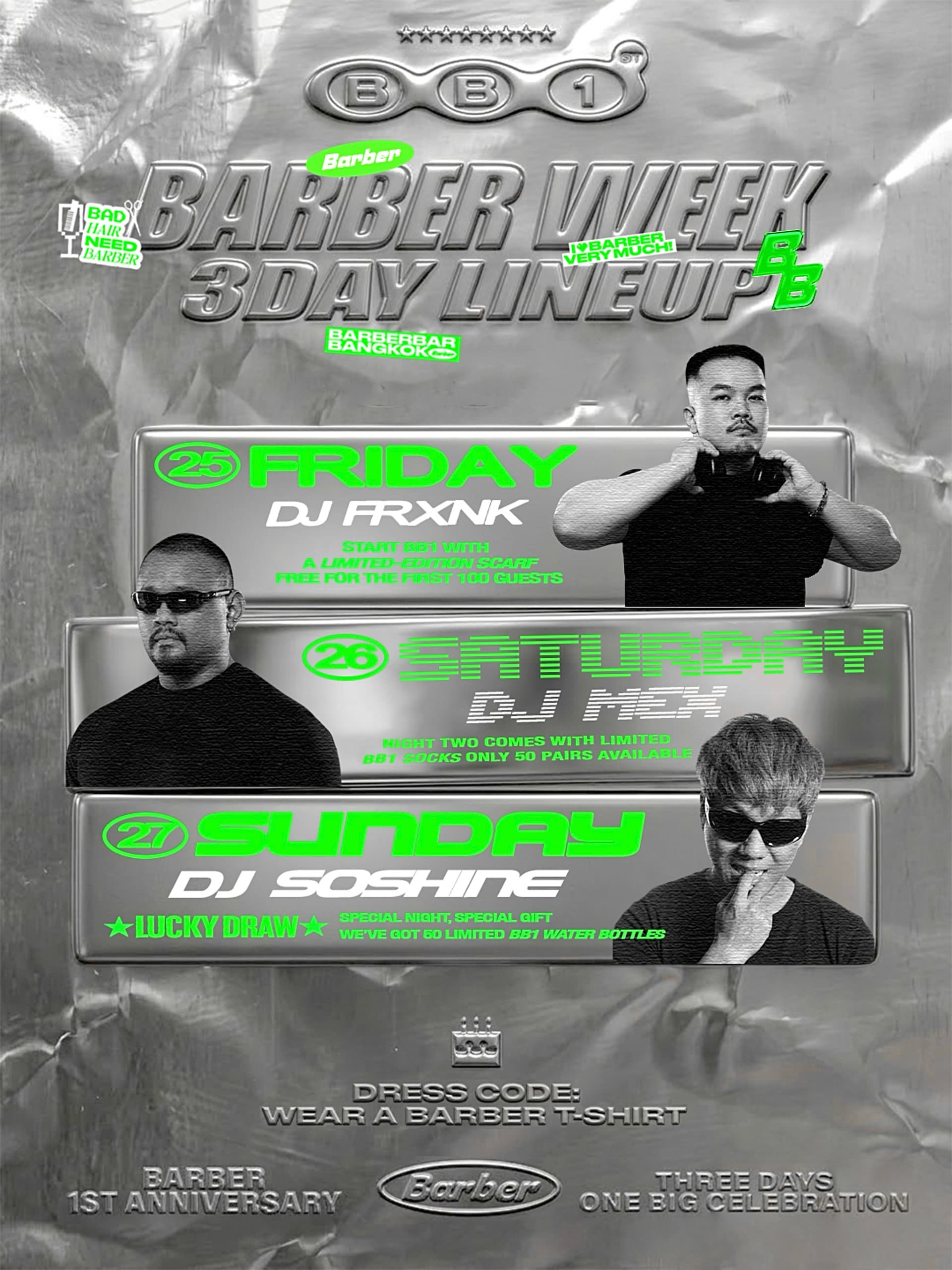BB1 — BARBER 1ST ANNIVERSARY PARTY flyer - image 4 of 4