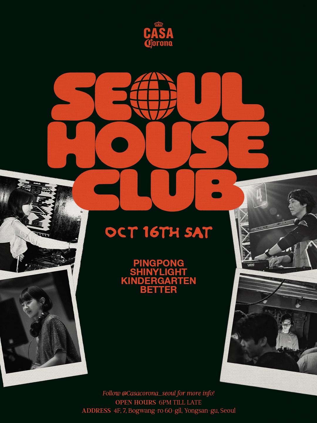 Seoul House Club flyer