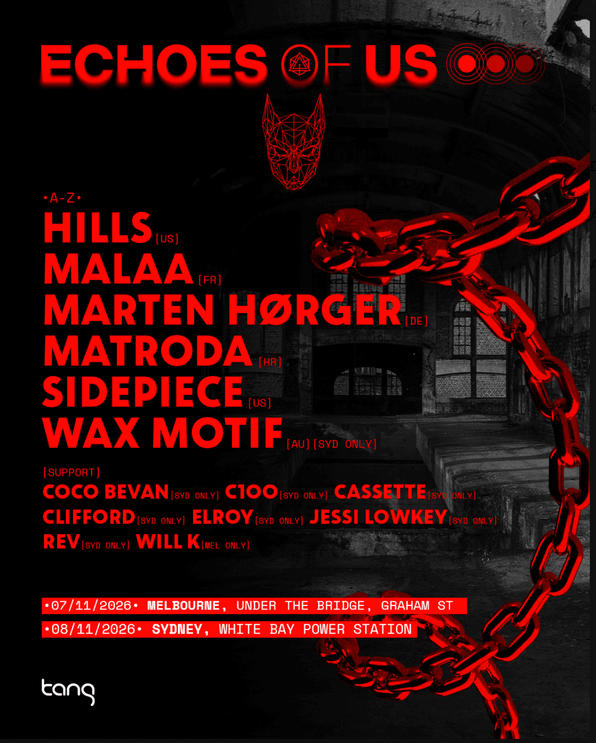 ECHOES OF US - Sydney 2026 flyer