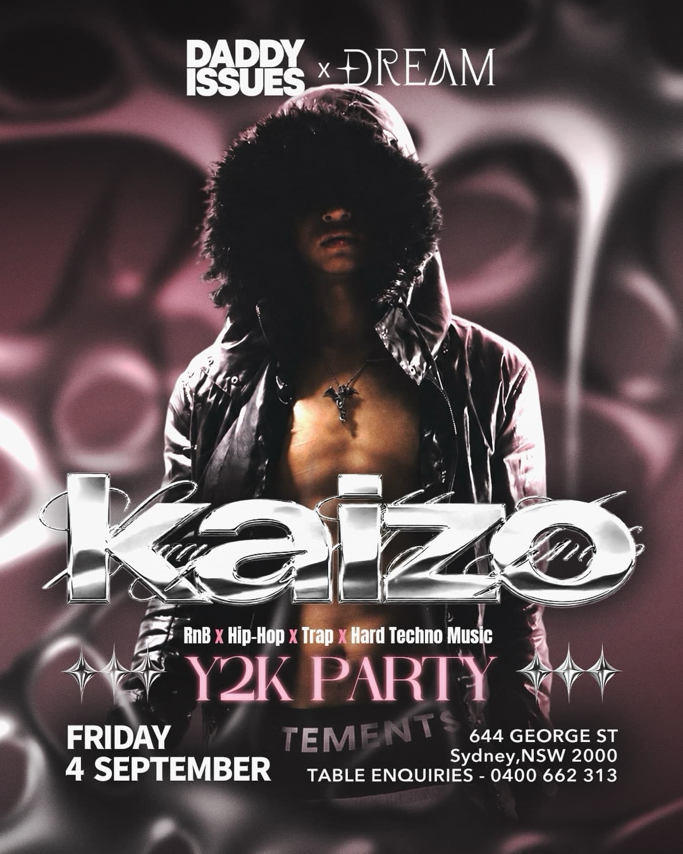 DADDY ISSUES presents: Y2K PARTY ft. KAIZO flyer
