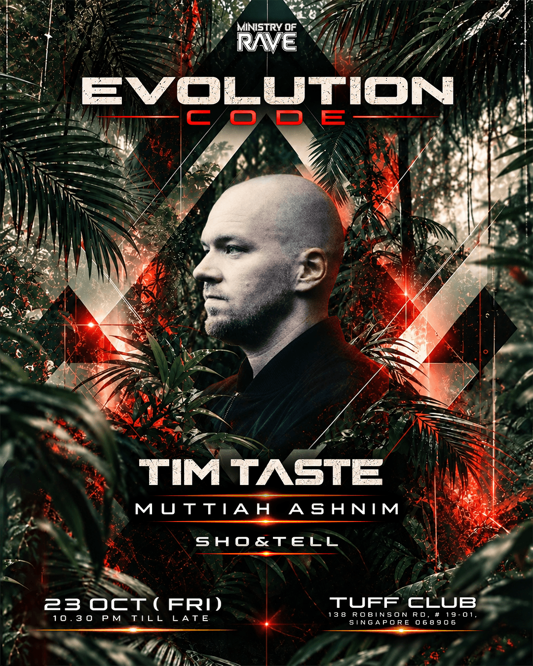 EVOLUTION CODE ft. TiM TASTE flyer