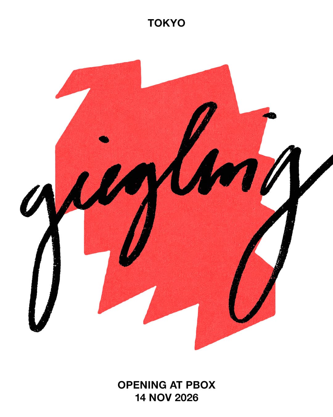 Giegling Tokyo Residency Opening Party flyer
