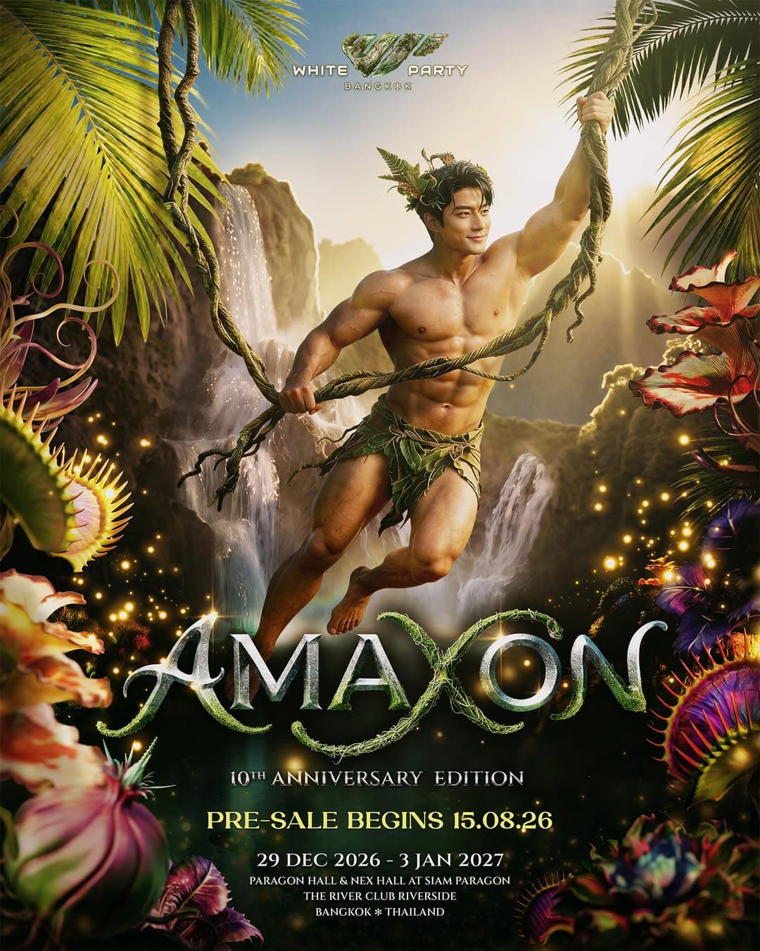 White Party Bangkok presents AmaXon - 10th Anniversary Edition flyer