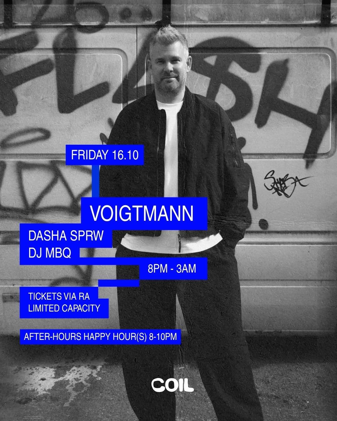 Coil Invites: Voigtmann flyer