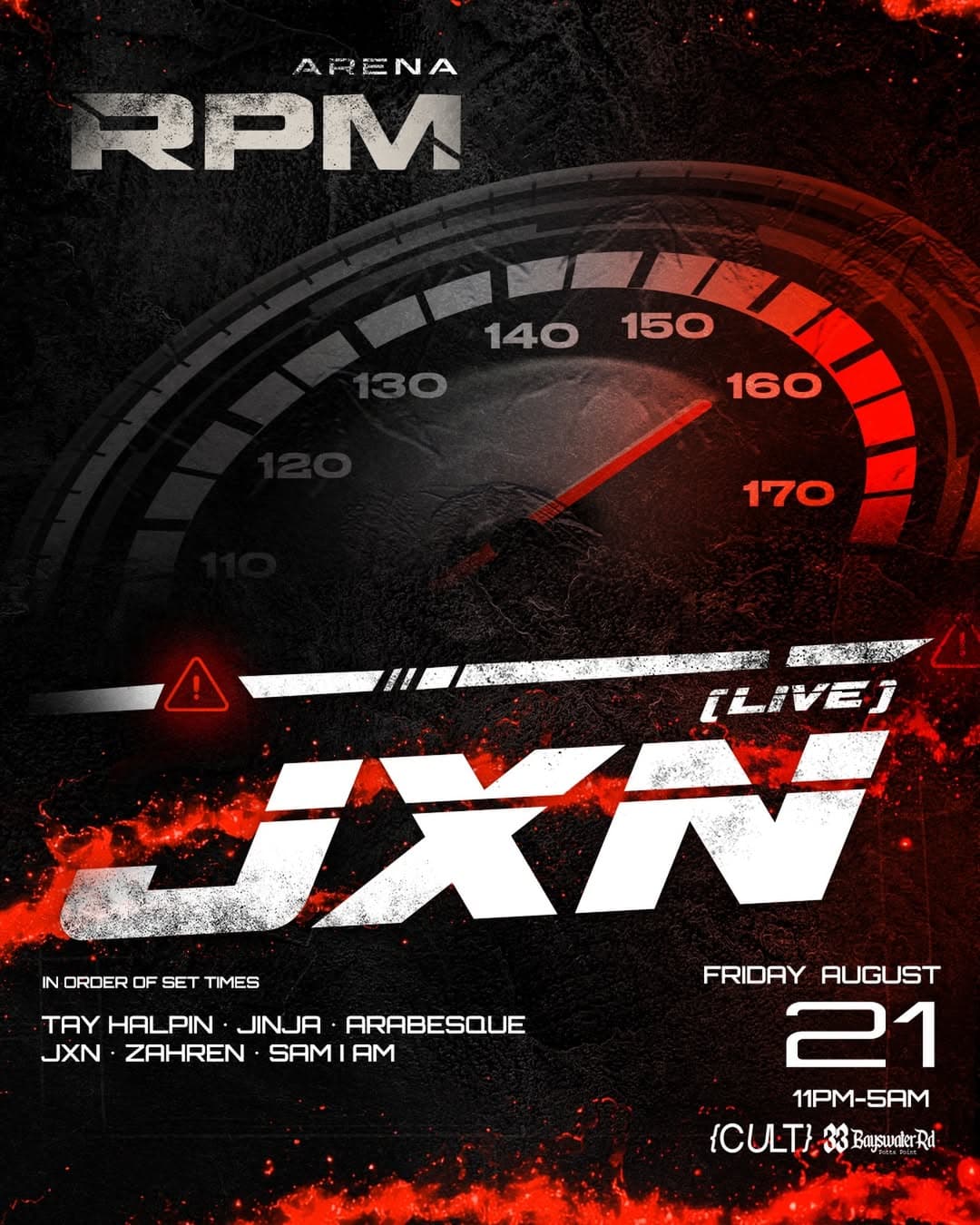 RPM ARENA | JXN LIVE GUITAR SET flyer
