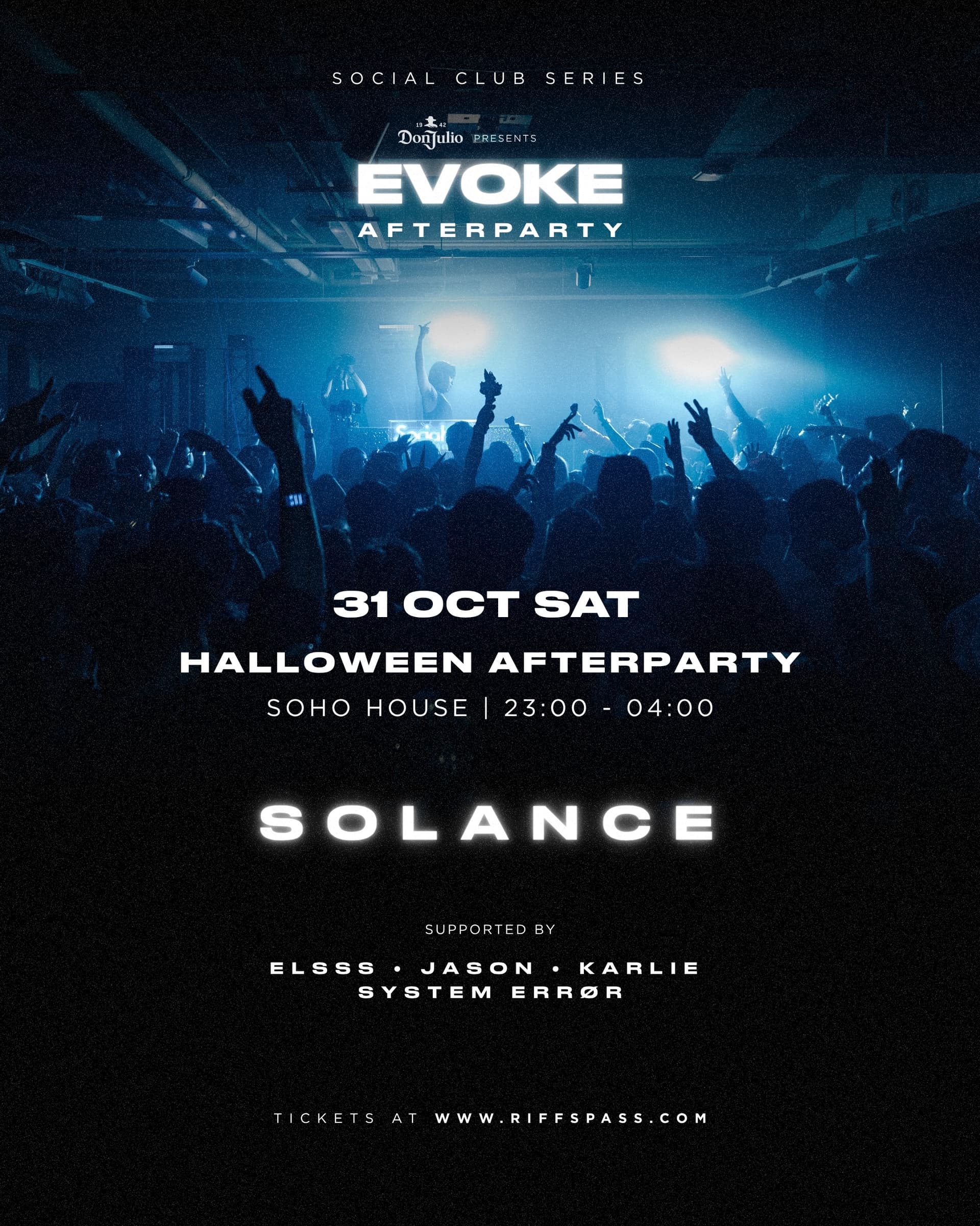 EVOKE Afterparty flyer