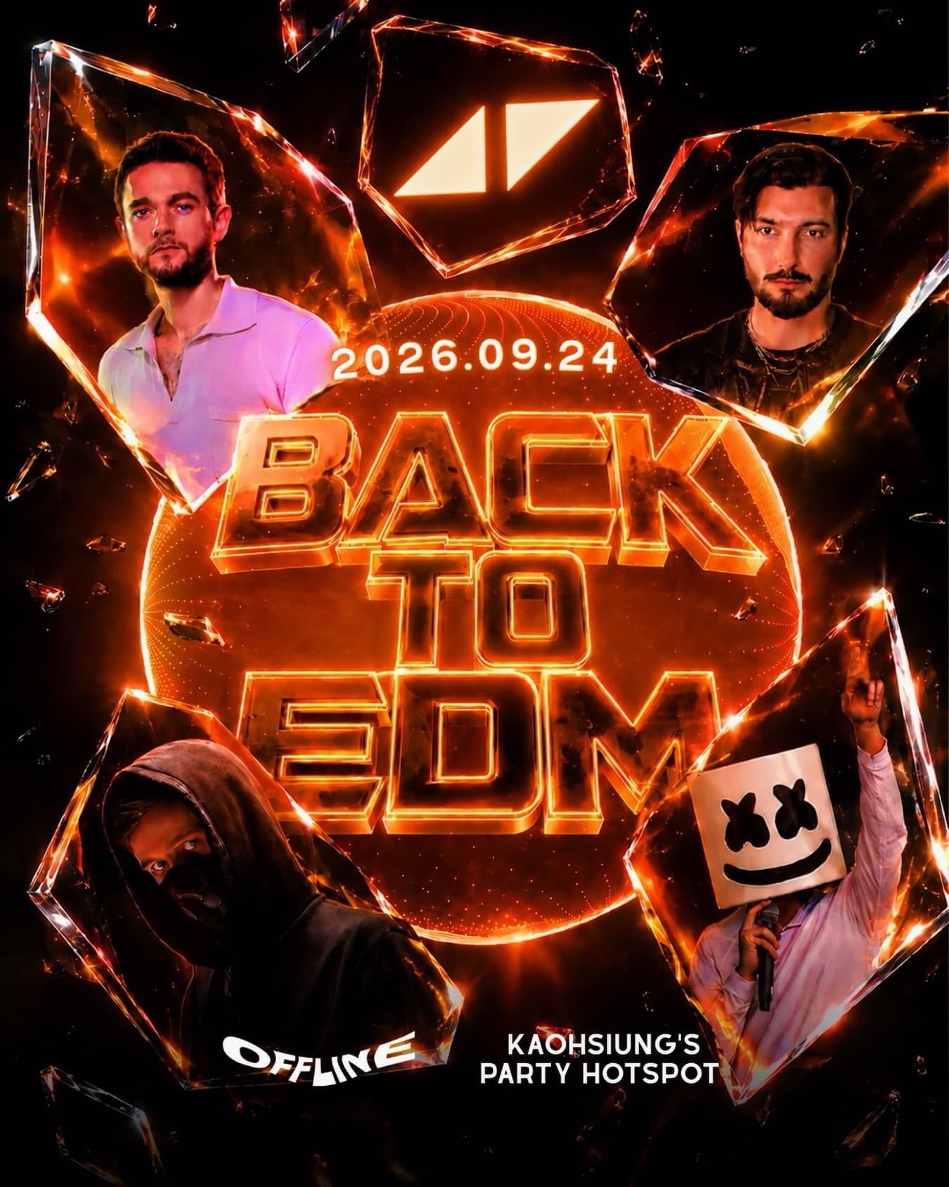 BACK TO EDM! flyer