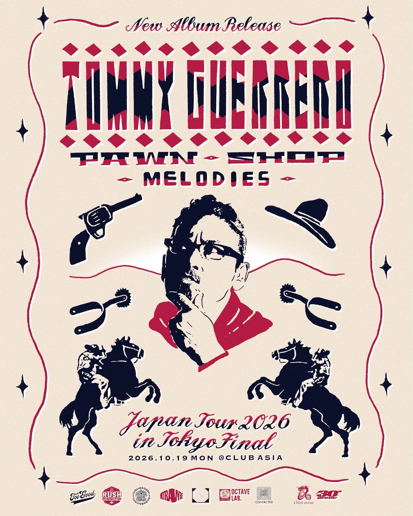 Tommy Guerrero New Album Release - 'Pawn Shop Melodies' (Japan Tour) flyer