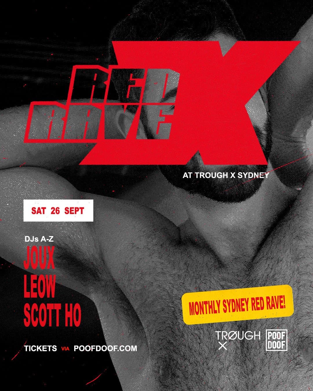 RED RAVE X Sydney flyer