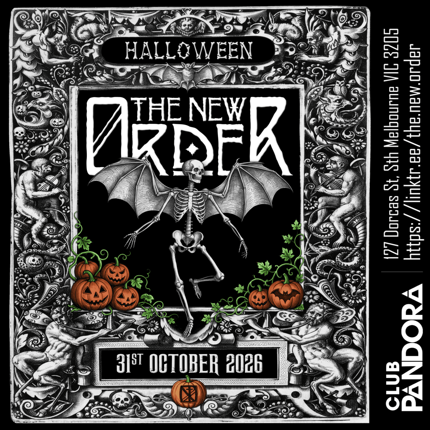 HALLOWEEN † THE NEW ORDER flyer