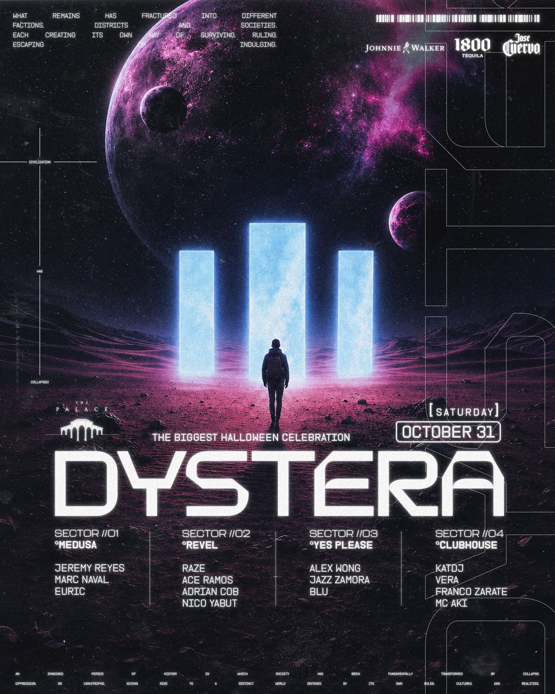 TRANSMISSION // DYSTERA flyer