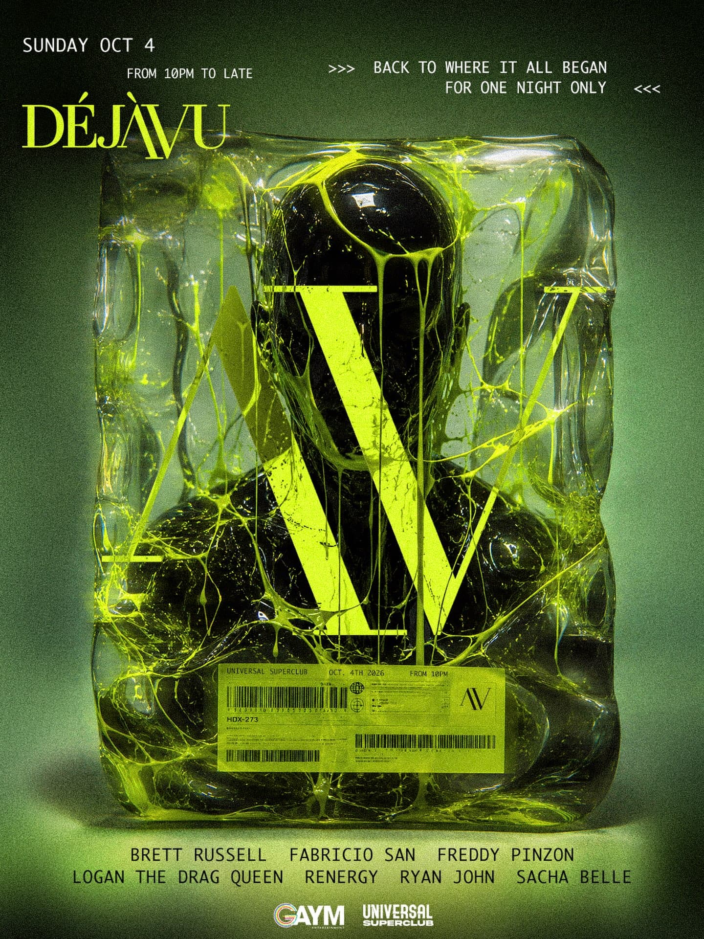 DéjàVu (Reunion) flyer