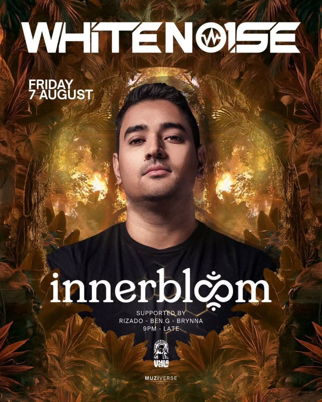 Innerbloom: WHITENO1SE flyer
