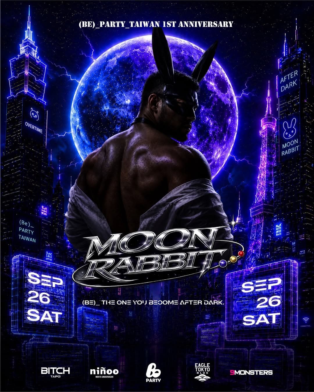 (Be)_Party_Taiwan 1st Anniversary | Moonlight Overtime flyer - image 2 of 3