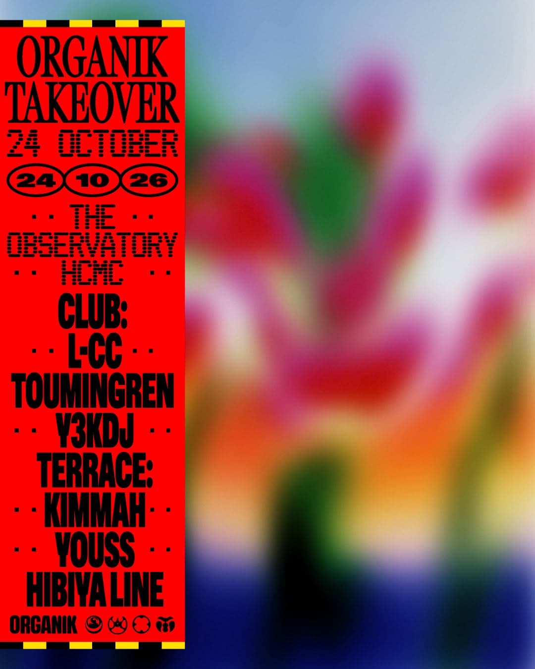 Organik Takeover flyer