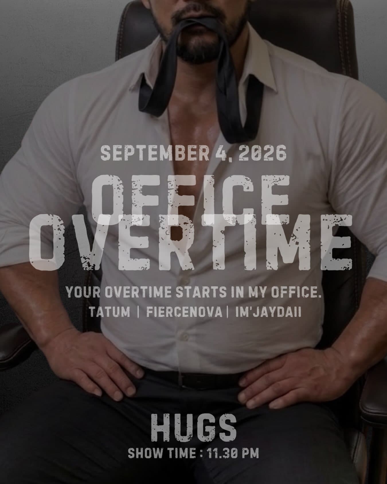 OFFICE OVERTIME flyer