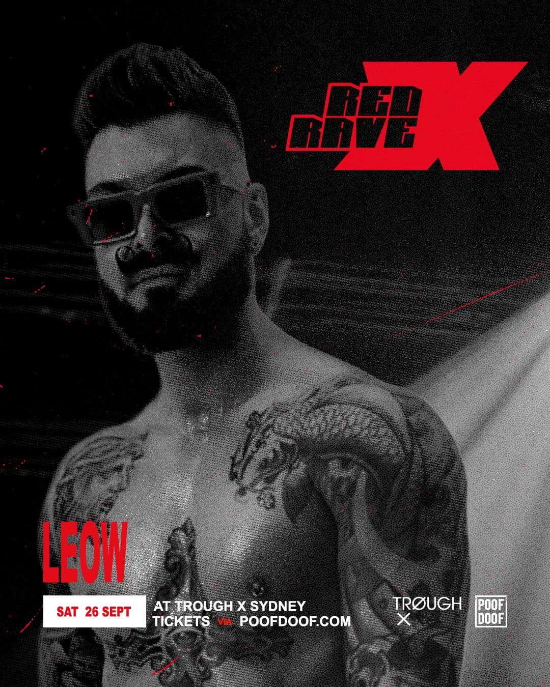 RED RAVE X Sydney flyer - image 3 of 4