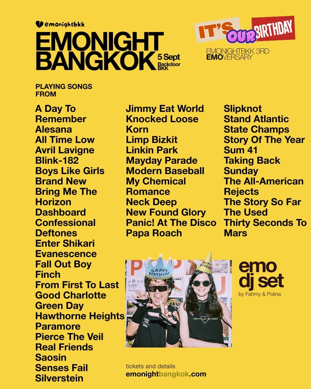 3 Years of Emonight Bangkok flyer - image 2 of 4