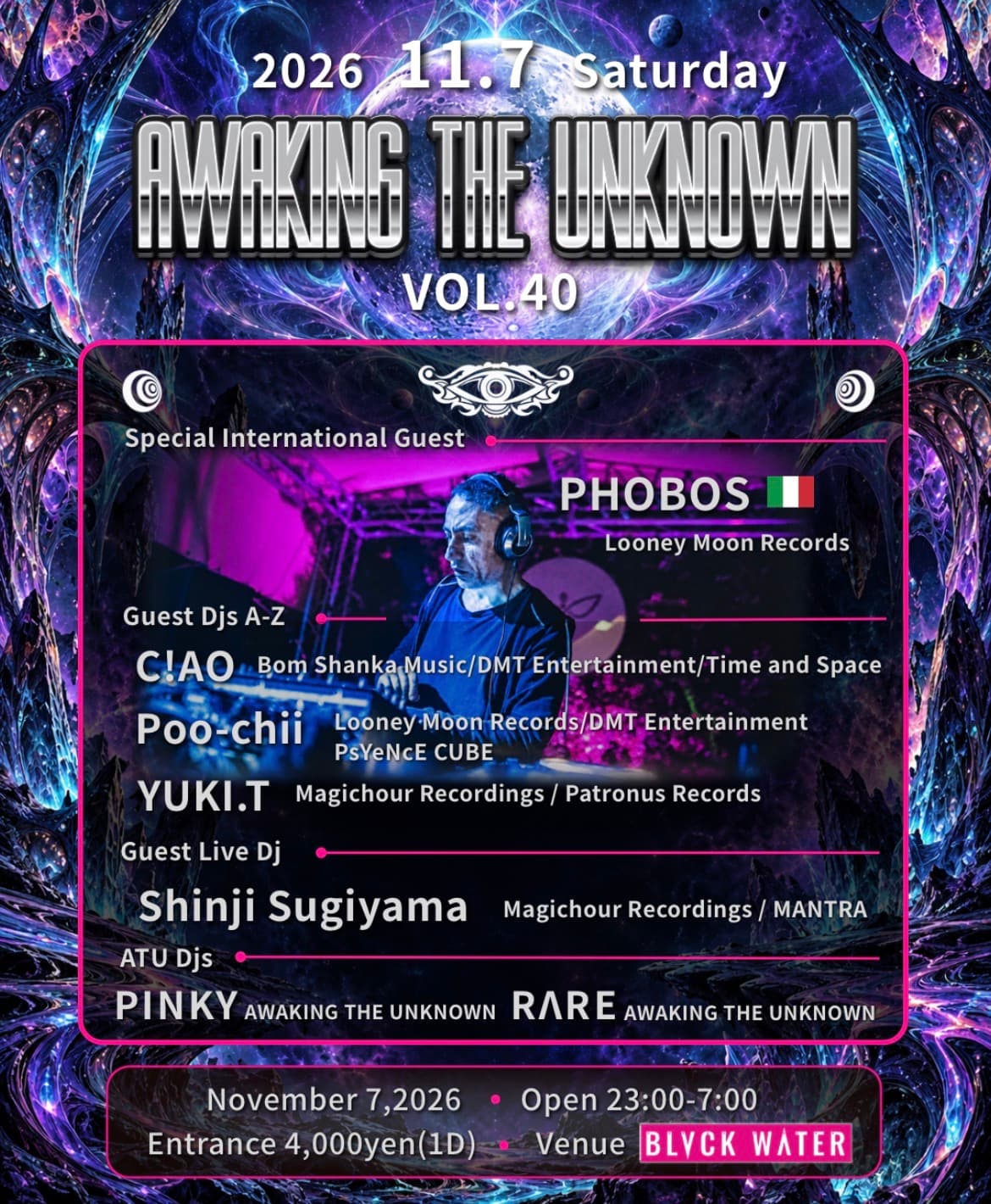 AWAKING THE UNKNOWN flyer