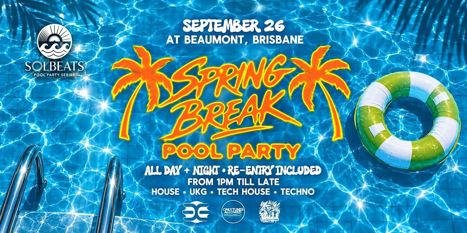 Spring Break Pool Party + TECH-OVER Full Moon Fest flyer - image 4 of 4