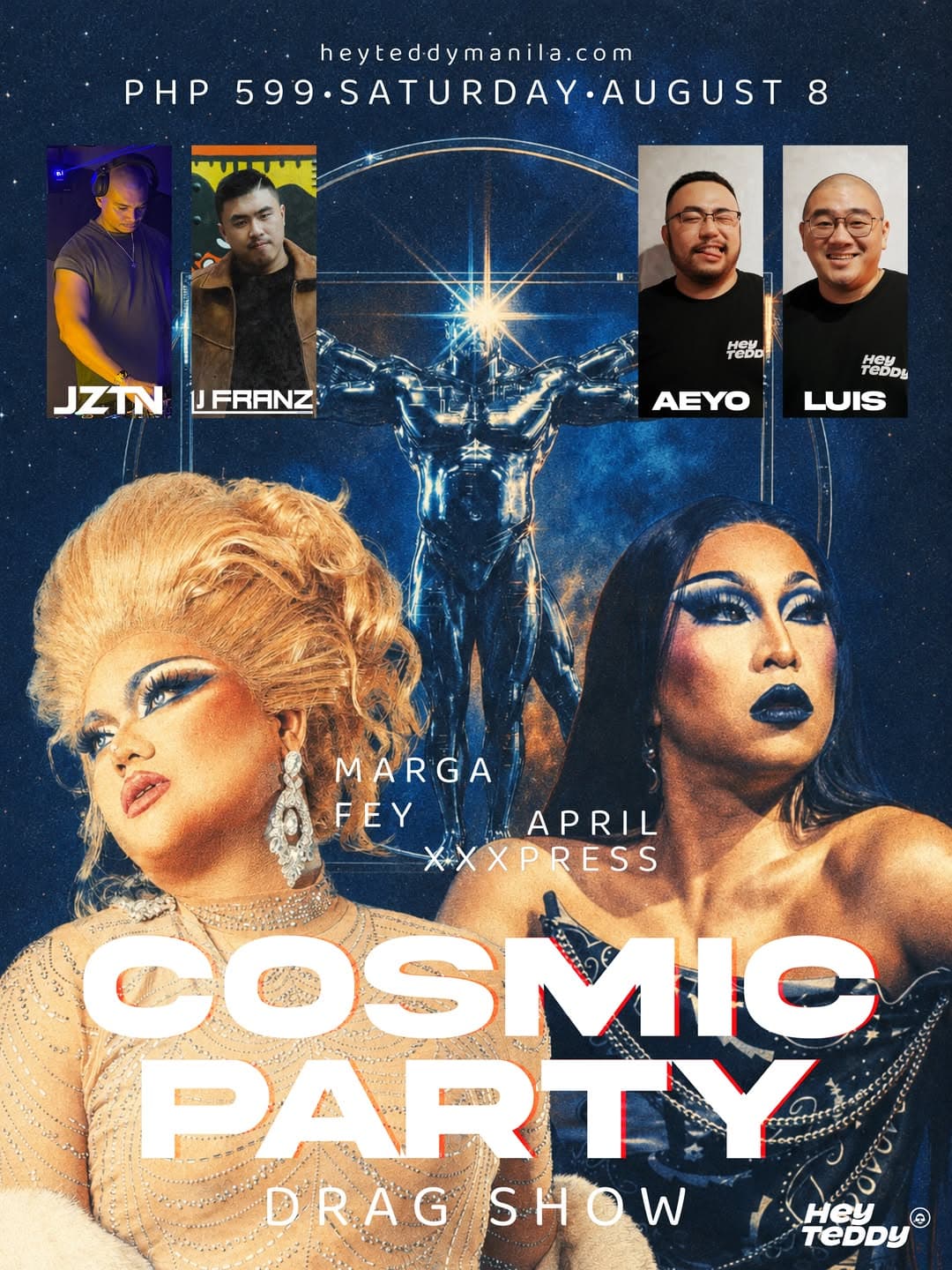 Cosmic Party flyer