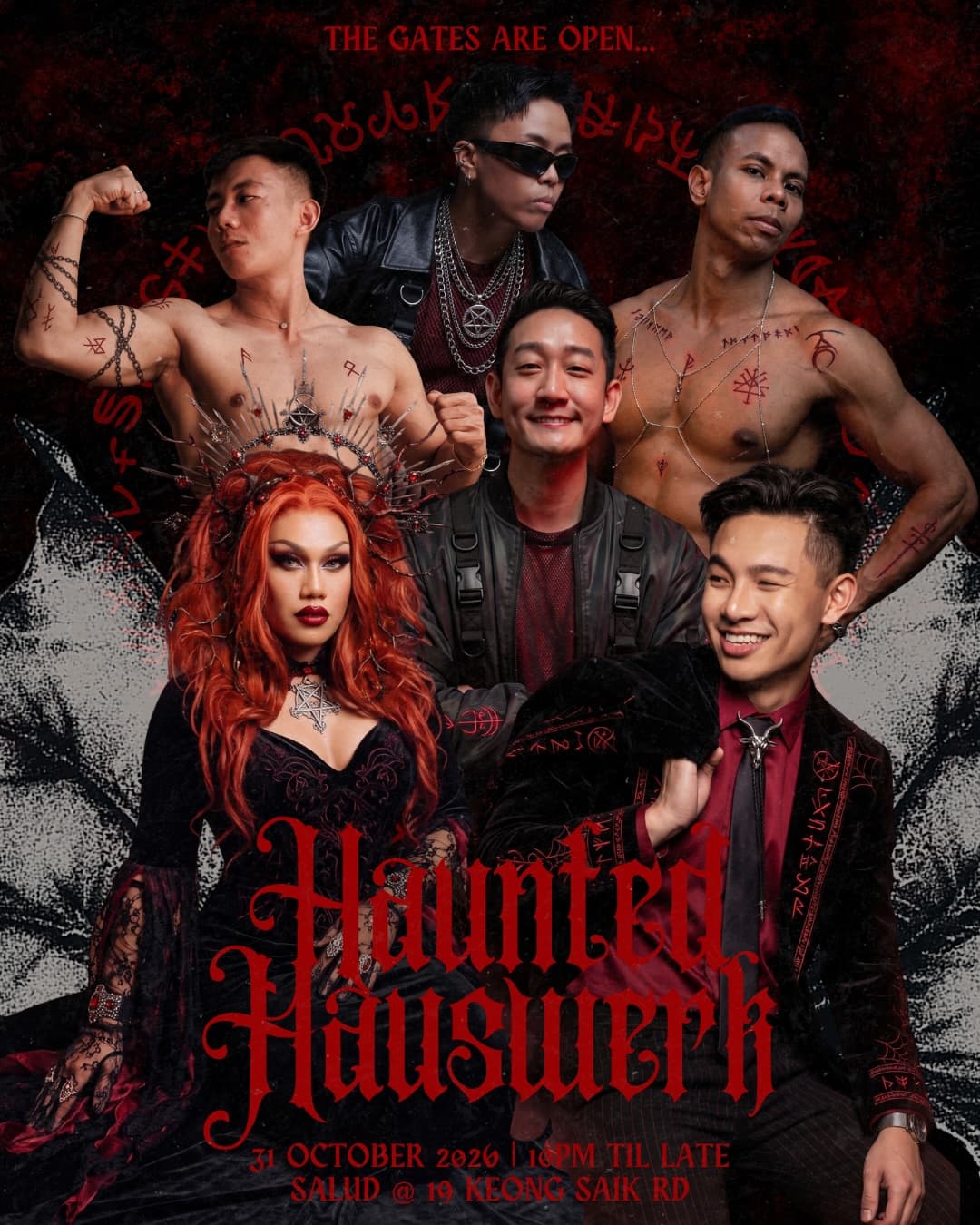 HAUNTED HAUSWERK flyer