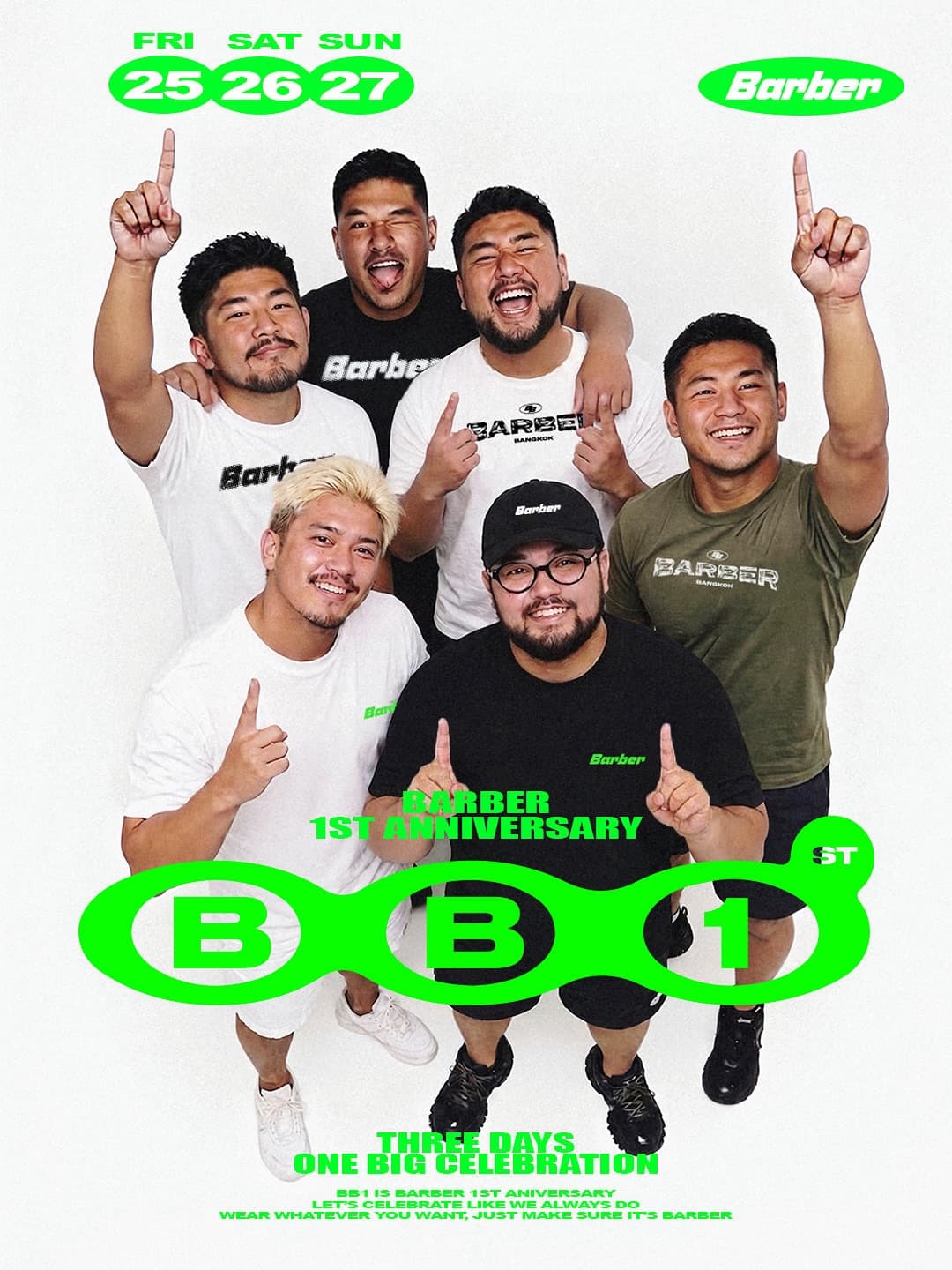 BB1 — BARBER 1ST ANNIVERSARY PARTY flyer - image 2 of 4
