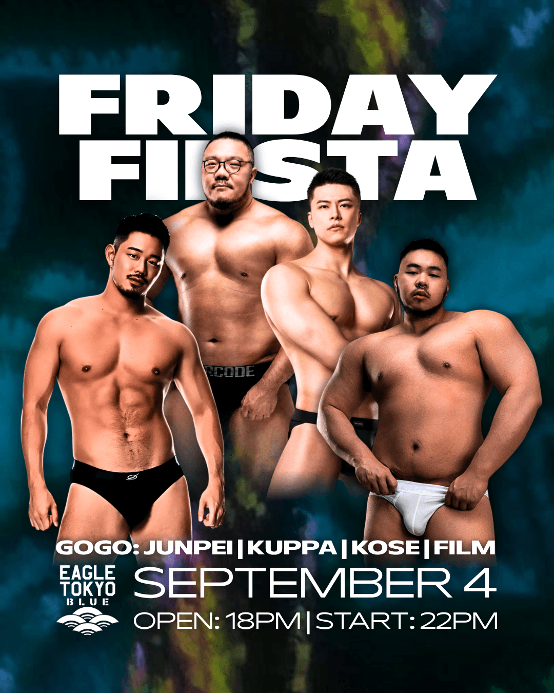 [EAGLE TOKYO BLUE] FRIDAY FIESTA flyer