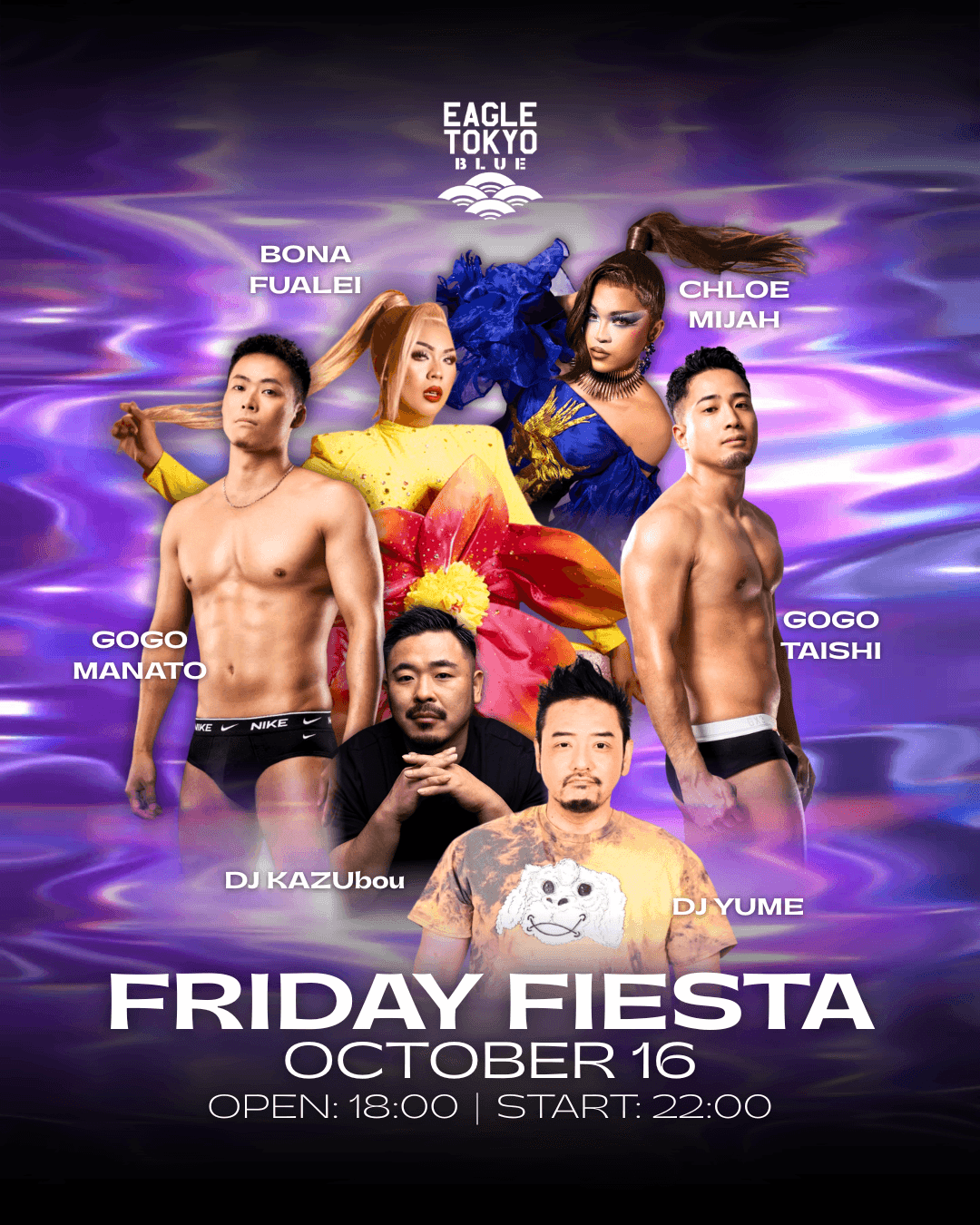[EAGLE TOKYO BLUE] FRIDAY FIESTA flyer