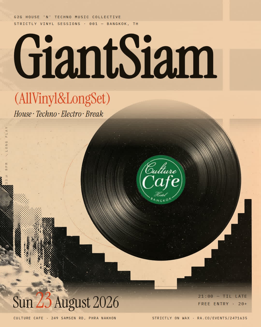 G2G House'n'Techno Music Collective presents: Giantsiam flyer