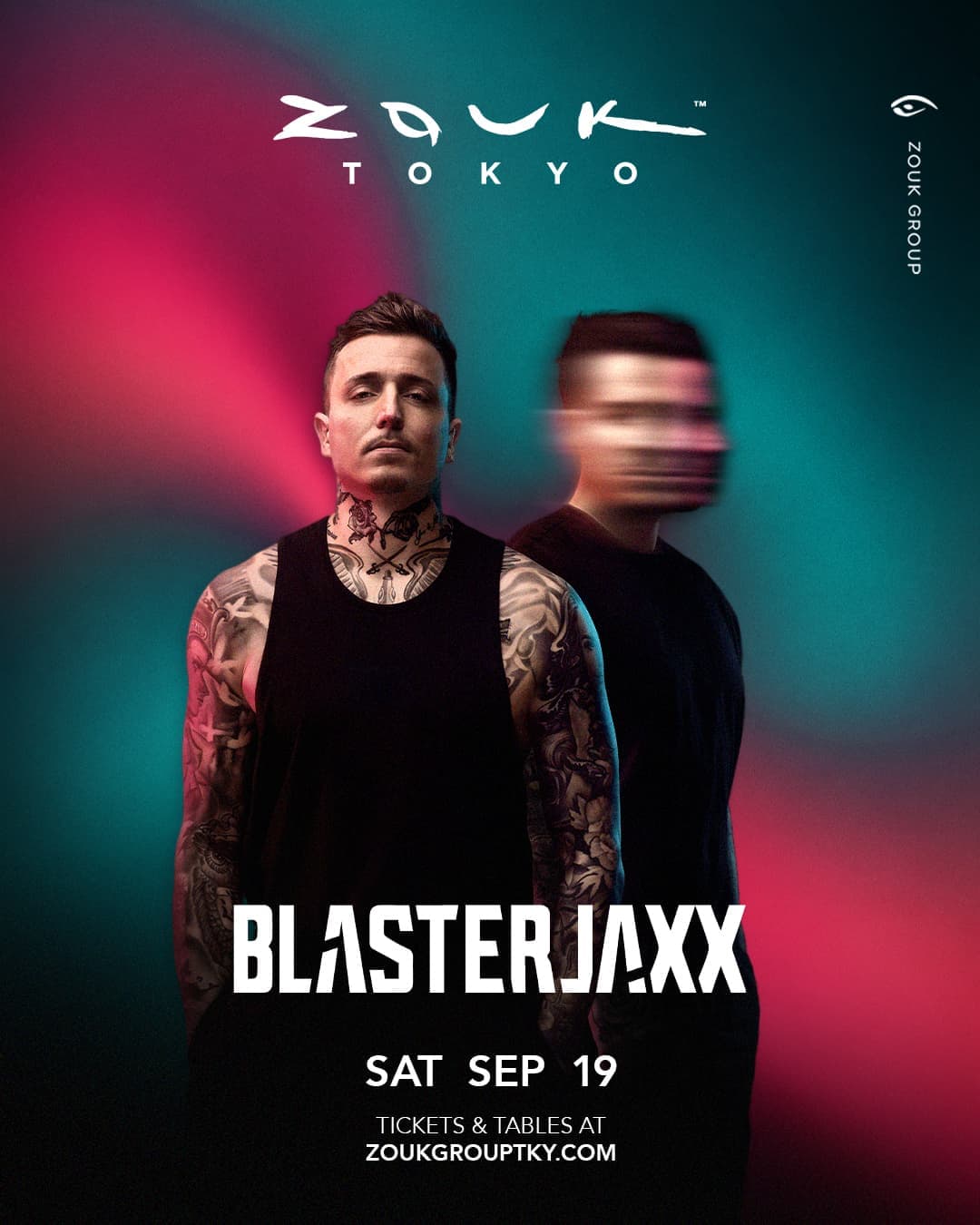 BLASTERJAXX flyer