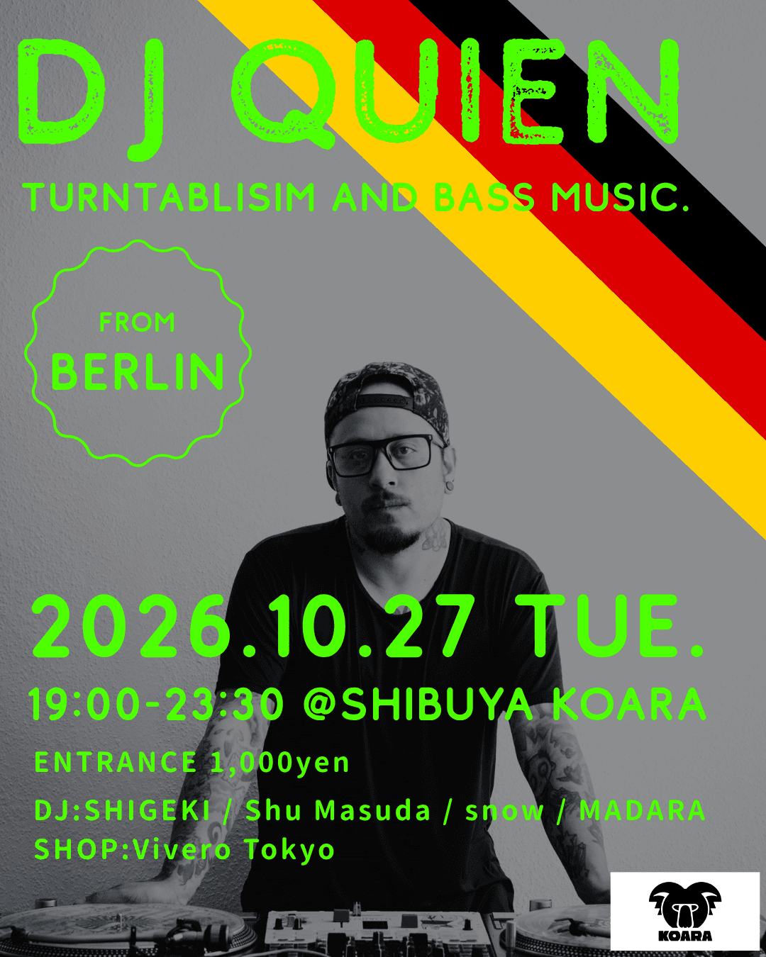 Dj Quien flyer