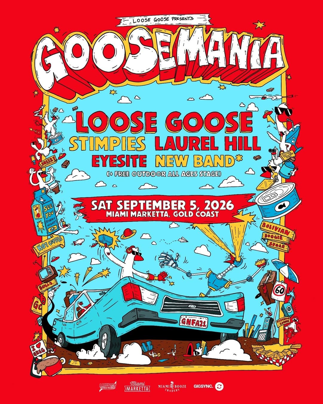 Loose Goose - Goosemania flyer