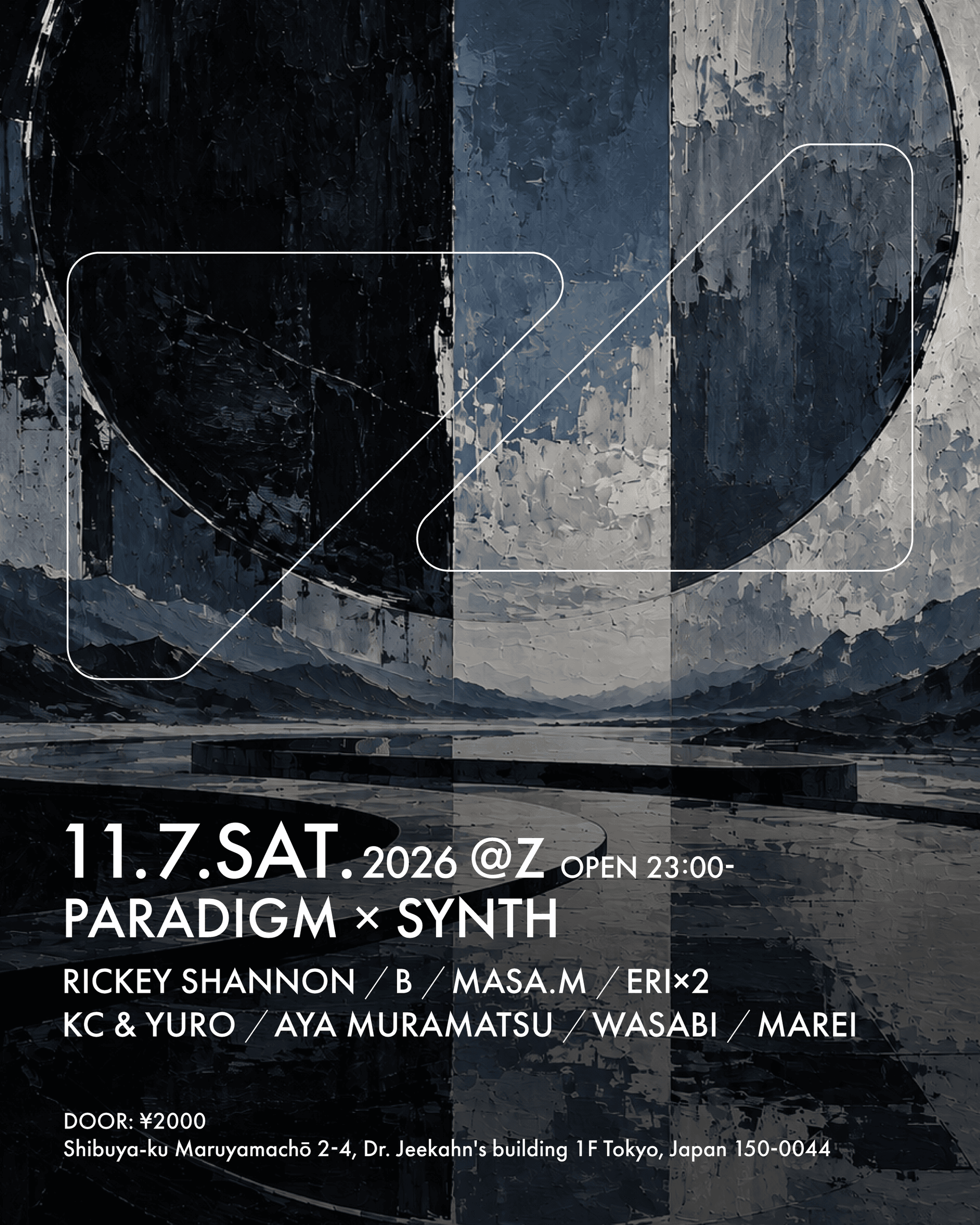 PARADIGM × SYNTH flyer