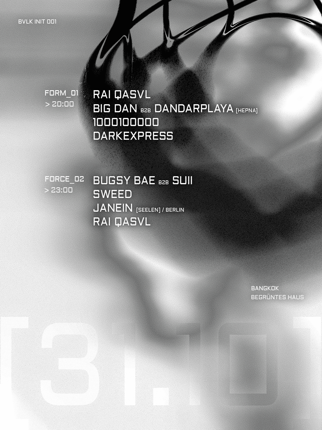 BVLK / INIT_001 flyer