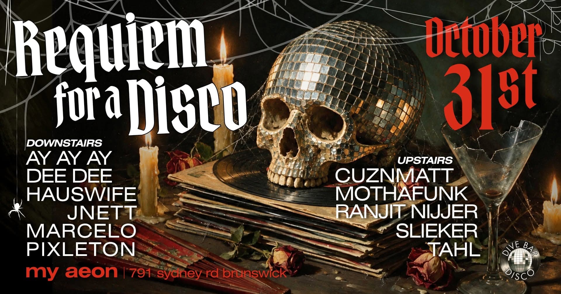 Requiem for a Disco flyer