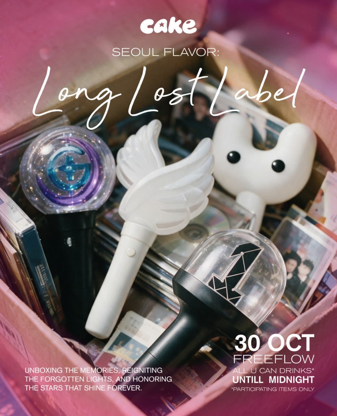 SEOUL FLAVOR: LONG LOST LABEL flyer