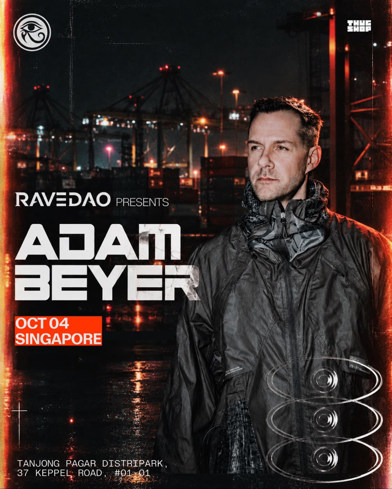 RaveDAO presents Adam Beyer flyer